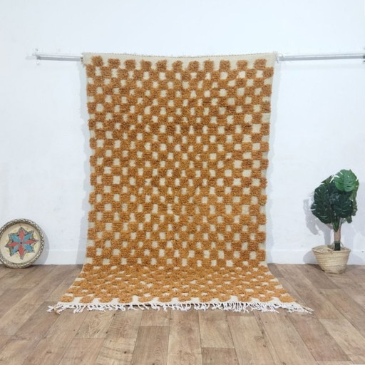 Autentico tappeto marocchino in lana berbera 245 x 150 cm / Authentiek Marokkaans Berbertapijt 245 x 150 cm