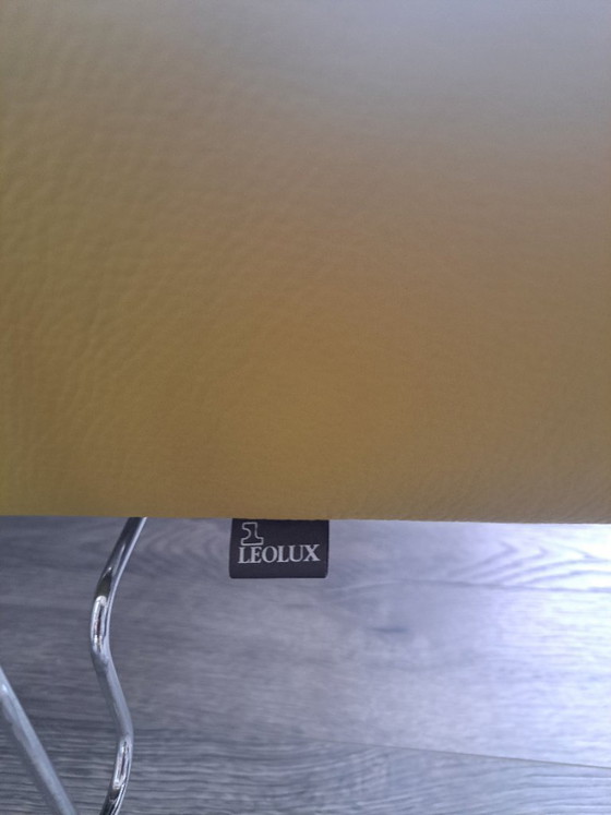 Image 1 of Poltrona Leolux Gazetta 184 verde mela 6200 in pelle Senso