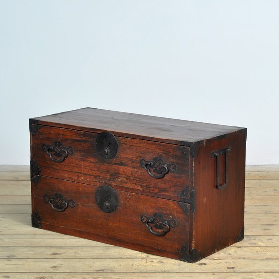 Commode japonaise Tansu, vers 1870 – Iron, Wood (photo 4 of 14)