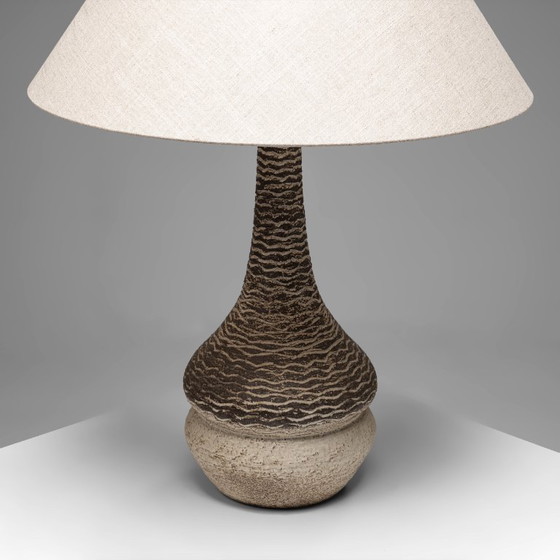 Grande lampada da tavolo in ceramica di Løvemose Keramik, Danimarca, anni '60-'70 – Lampade da tavolo, Vintage (photo 3 of 7)
