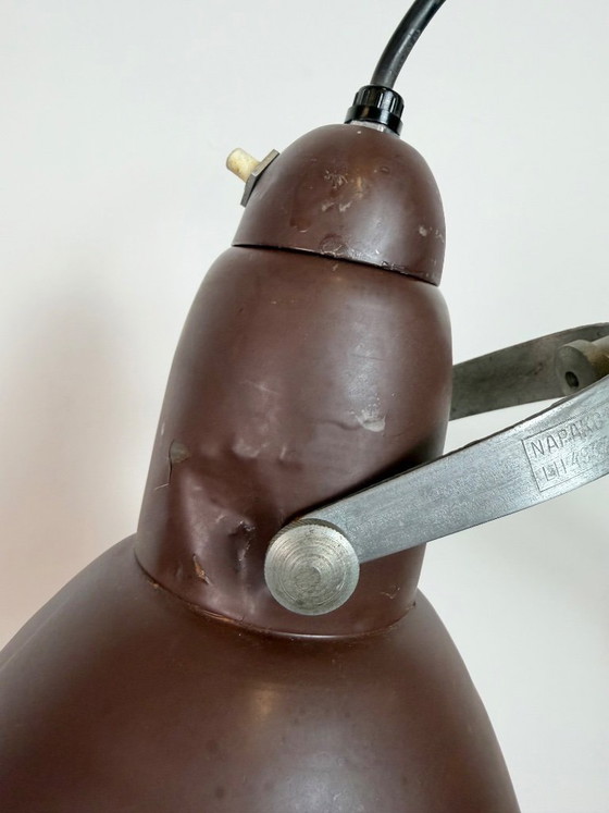 Image 1 of Vintage Brown Architect Table Lamp from Napako, 1950s