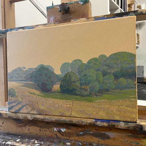 Image 1 of Dipinto unico, Bachtal, pezzo unico dipinto a mano, 45 x 30 cm, pittura acrilica su tela