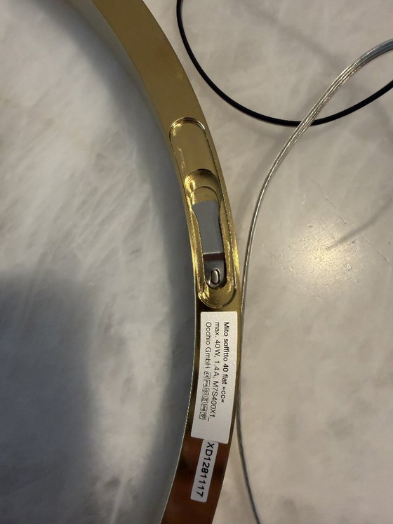Occhio Mito soffitto oro opaco 40cm plafoniera piatta x2 – Plafoniere, Plastica, Alluminio (photo 5 of 6)