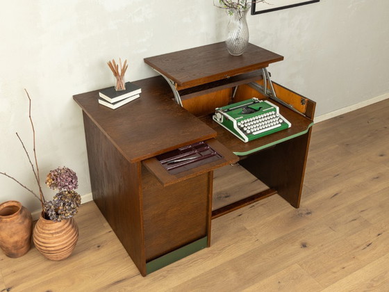 Schreibtisch aus den 1950er Jahren – Wood, Brass (photo 4 of 12)