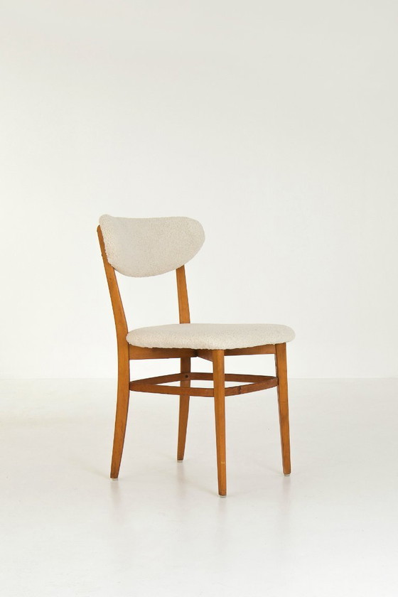 Image 1 of Een set van 4 eetkamerstoelen uit de 'Triva'-serie