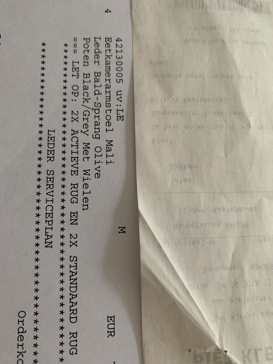 Image 1 of LABEL van den Berg Eetkamerstoelen Mali en Gabón