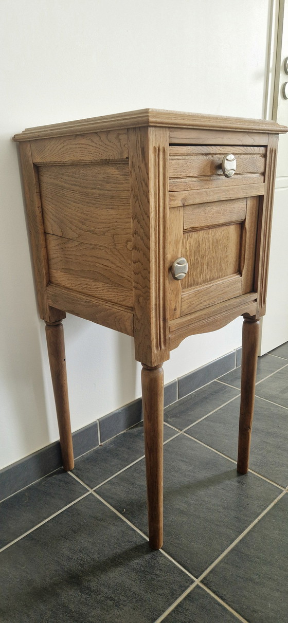 Image 1 of Louis XVI-stijl meubilair - massief eiken - jaren 1940