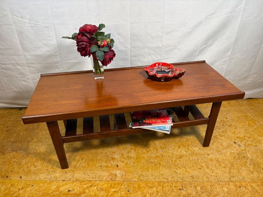 Mid-century retro vintage teak coffee table by myer (1960s) – stylish & functional.    A beautifully designed mid-century teak c