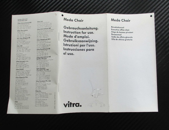 Sedia da ufficio Vitra Meda – Sedie da ufficio, Leather, Textile (photo 16 of 19)