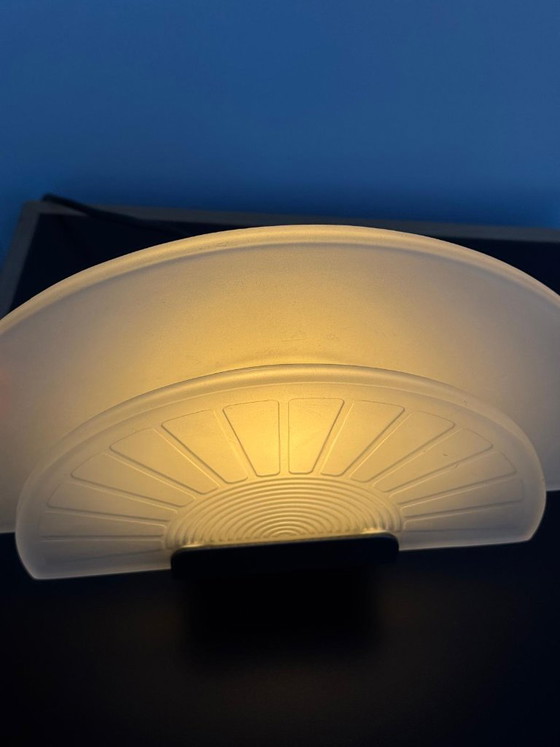 Arteluce ''Diva'' Wall Lamp By Ezio Didone Italy 1980s – Wall lights, Glass, Plastic (photo 9 of 11)