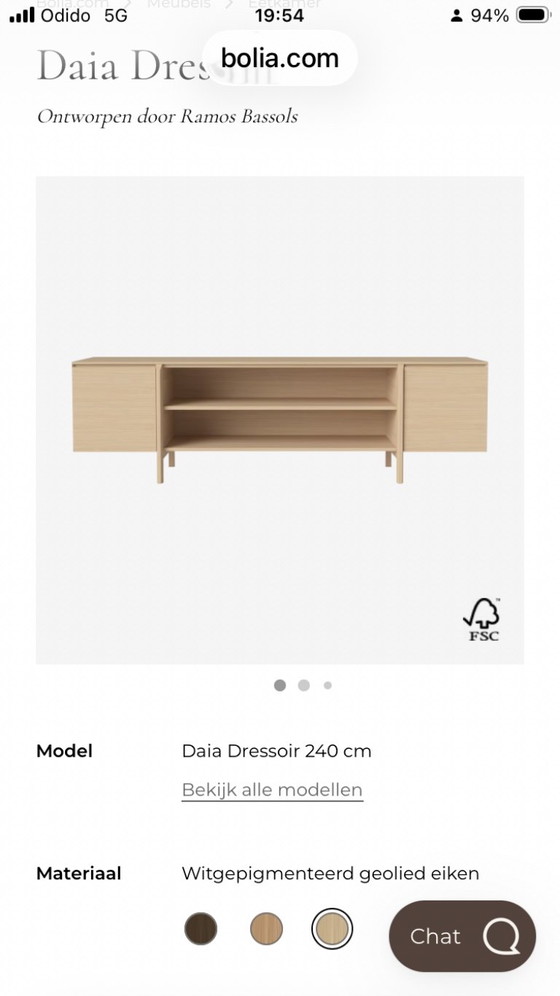 Buffet Bolia Daia – Buffet bas, Wood (photo 5 of 6)