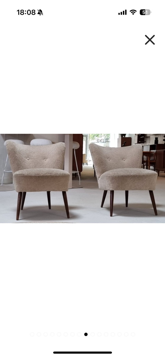 Image 1 of Chaises de cocktail du milieu du siècle