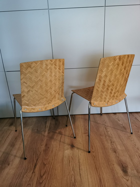 Image 1 of 2 vintage IKEA Eliot stoelen 