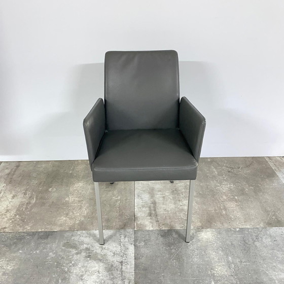 Ultimo  set van 4 – Bert Plantagie, Dining chairs, Leather, Calfskin (photo 3 of 5)