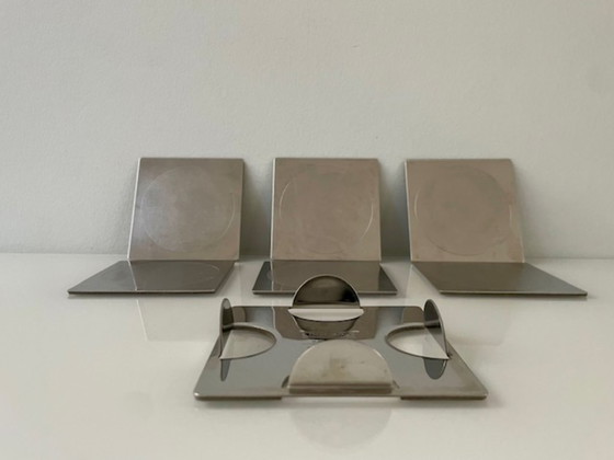 Image 1 of Sottobicchieri Ikea Groggy (6 pezzi) con supporto