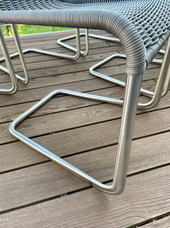 Image 1 of 8 x Tecta B25 Cantilever Chair Grey