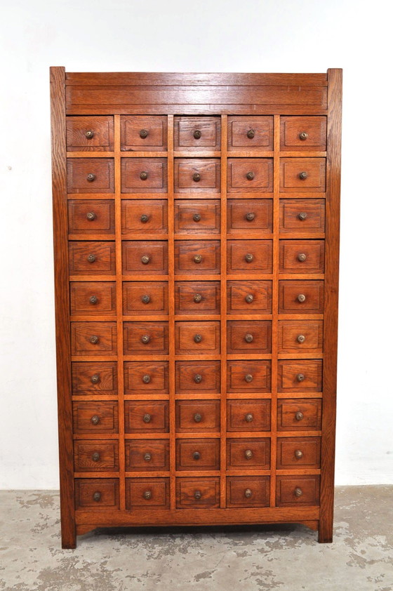 Image 1 of Antique oak chest of drawers 1900s