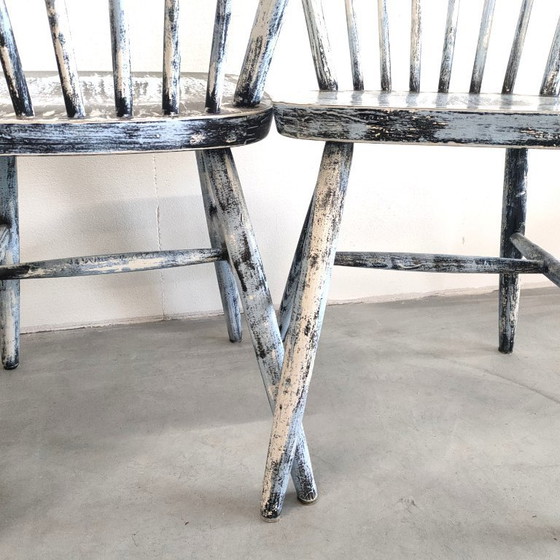 Image 1 of Vintage Brocante bar chairs (dining room, room chair)