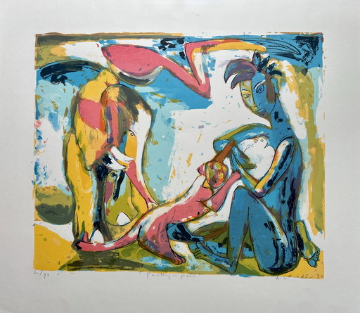 Screenprint Anton Peace - Poetry - Parc