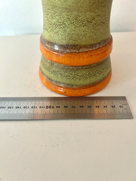 Image 1 of Cordless 70s table lamp suitable for garden and balcony - upcycled from a Uebelacker vase