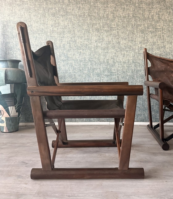 Image 1 of Pair of PL22 Lounge Chairs with Ottoman by Carlo Hauner & Martin Eisler for OCA, Brazil, 1960s