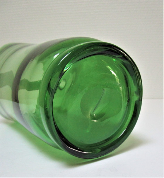 Image 1 of Pitcher empoli blown glass italy year 60