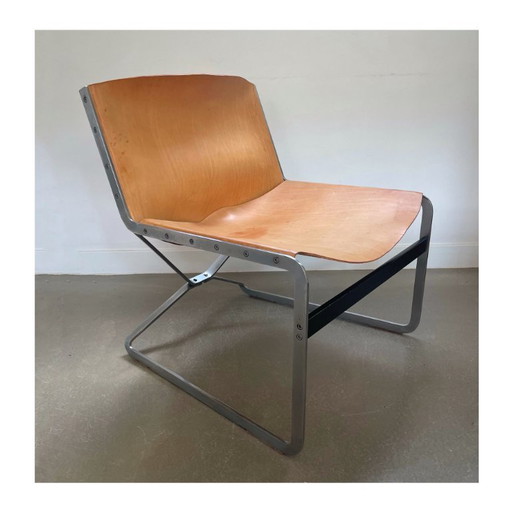 Loungefauteuil, model ‘Ra’, ontwerp Pierre Thielen, Studio Industrial Design voor Metz & Co, jaren 60