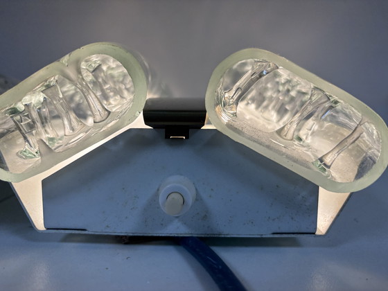 Image 1 of lazen en messing wandlampen van Doria Leuchten, Duitsland, jaren 60, set van 2