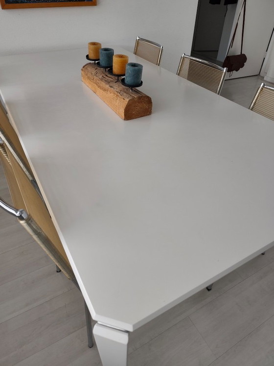 Image 1 of White Designer Dining Table Leolux