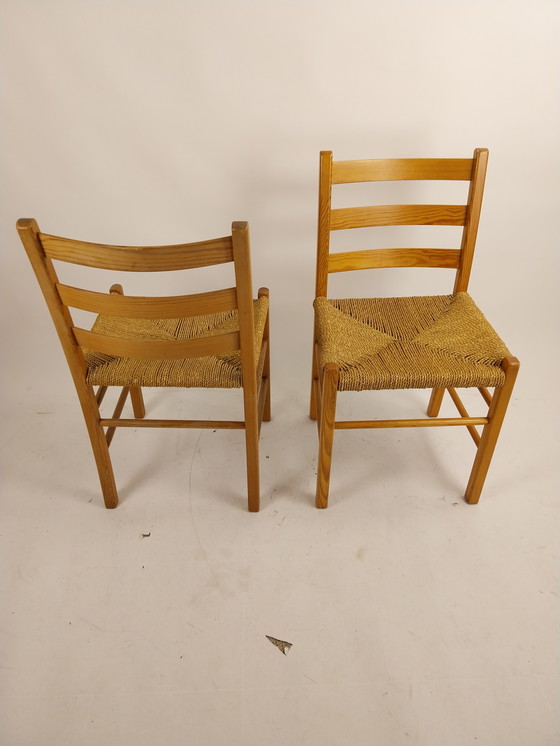 Image 1 of 2 x jærstollen by Aksel Hansson 1980s dining room chairs