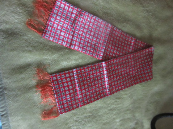 Sciarpa Lunga di Seta Vintage Unisex Stagione Festiva, Oggetti decorativi, Nero (foto 5 di 9)