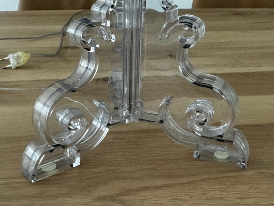 Set of two Kartell Bourgie Table lamps transparent, Plastic (photo 5 of 11)