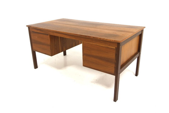 Image 1 of Scrivania scandinava in noce, Arveskogs Möbelfabrik, Lammhult, Svezia, 1960