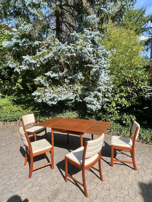 Teak Danish Dining table by Ansager AM Mobler