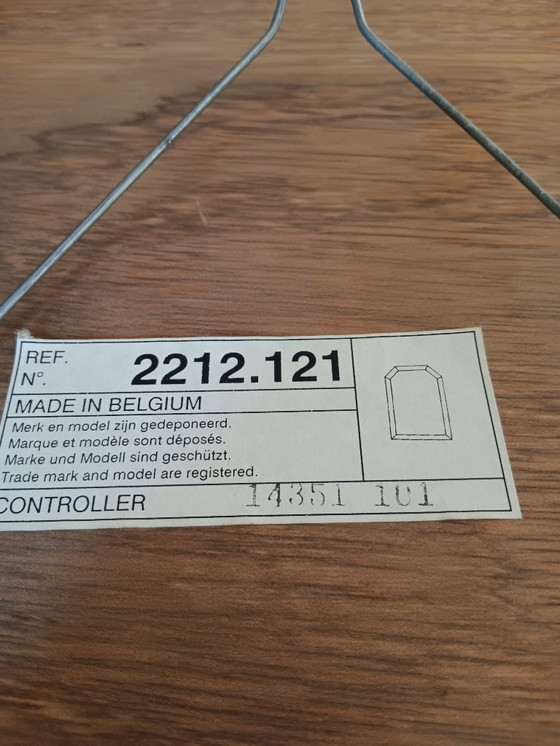 Image 1 of Miroir mural vintage De Knudt à bord facetté - Belge