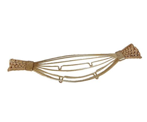 Metal rods fruit basket vintage