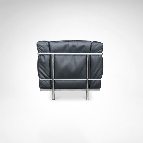 Poltrona LC2 di Le Corbusier e altri per Cassina, anni '90. – Poltrone, Metal, Leather (photo 9 of 11)