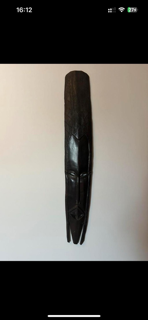 Wooden African mask