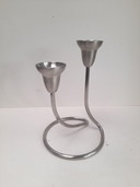 Georg Jensen candlestick in brushed stainless steel