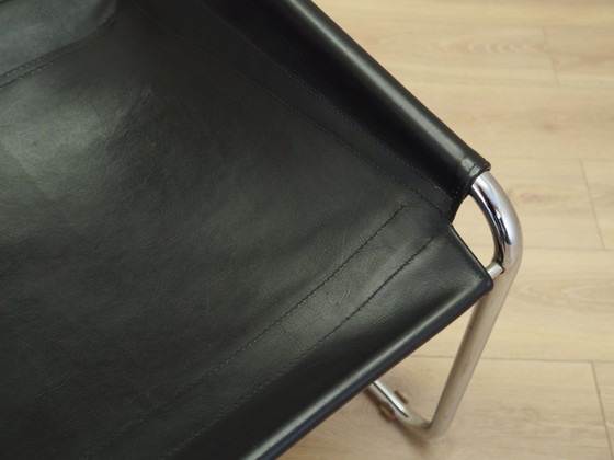 Image 1 of Leather chair, Italian design, 1970s, production: Italy