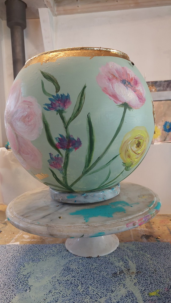 Image 1 of Hand-painted vase