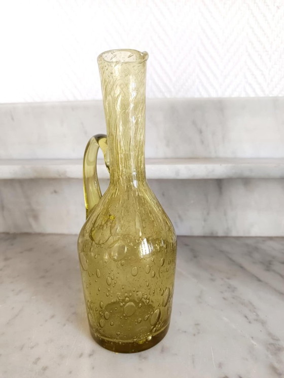 Image 1 of 2 caraffe in vetro a bolle stile Biot