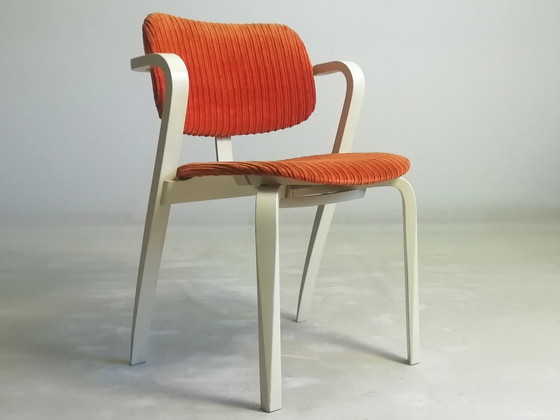 Image 1 of Orig. Asko Ilmari Tapiovaara Aslak Sedia 1946 FIN anni &#39;70 Sedia Arancione Artek