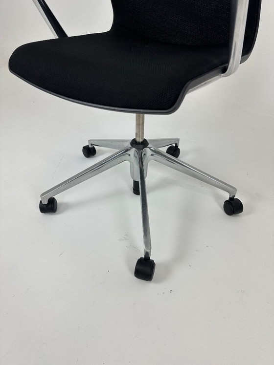 Design chair Vitra Unix, Swivel chairs, Textile, Black (photo 9 of 10)