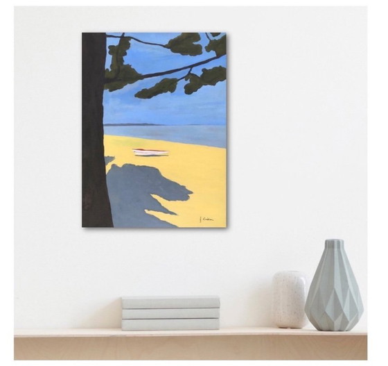 Image 1 of Gouache op 300g papier.  Formaat 36x26cm.