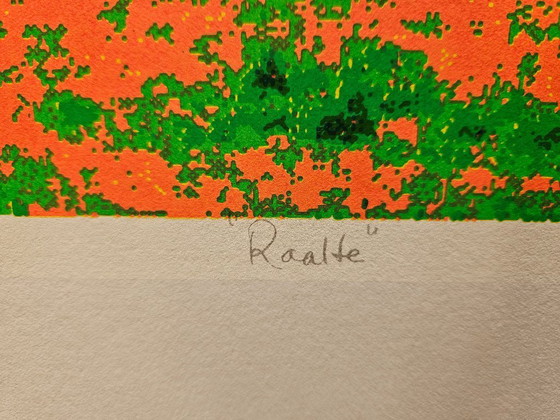 Image 1 of Sérigraphie sur papier épais Henk Van Der Vet Raalte