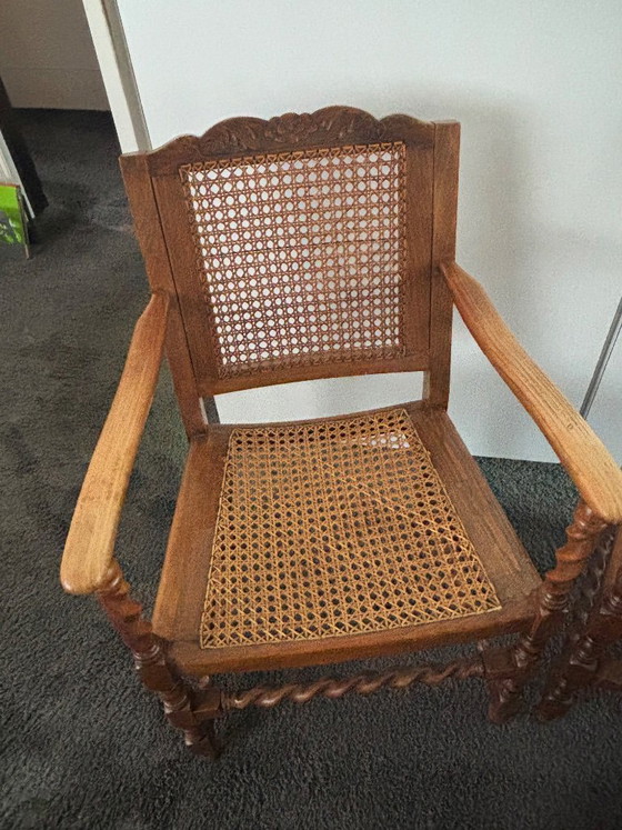 2 Antieke Stoeltjes – Fauteuils, Wood (photo 8 of 8)