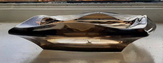 Image 1 of Franse Vintage smokey asbak van Luminarc 