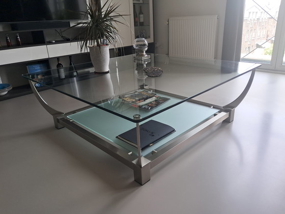 Image 1 of Mesa de centro de cristal