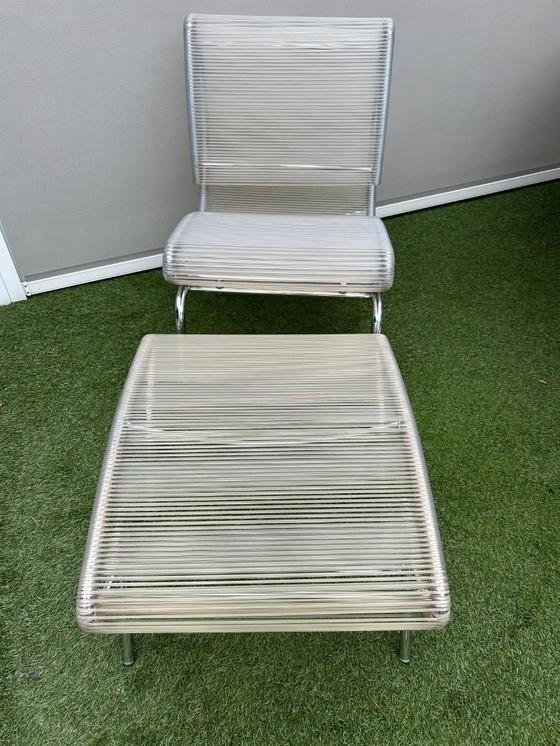 Image 1 of Hydra lounge chair met ottoman, Roberto semprini